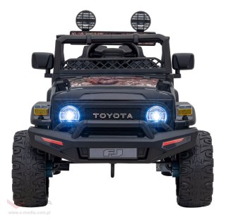 Toyota FJ Cruiser dla dzieci Czarna terenówka + Pilot