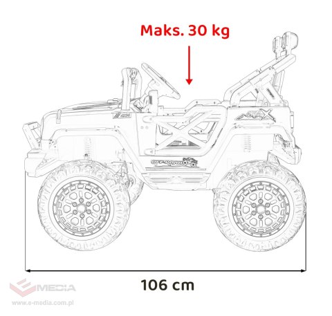 Pojazd OFF ROAD Speed Zielony