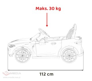 Pojazd, samochód BMW M4 Biały