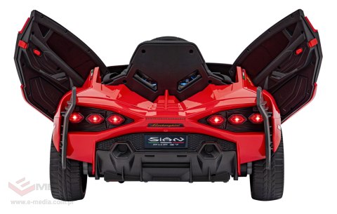 Lamborghini SIAN na akumulator dla dzieci Czerwony + Pilot + EVA + Wolny Start + Audio LED