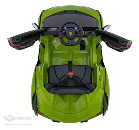 Lamborghini SIAN na akumulator dla dzieci Zielony + Pilot + EVA + Wolny Start + Audio LED