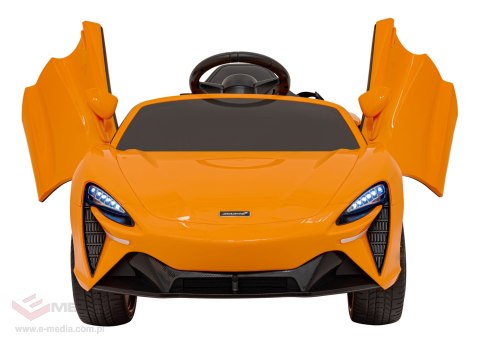 McLaren Artura na akumulator dla dzieci Pomarańczowy + Napęd 4x4 + Pilot + Wolny Start + EVA + Audio LED