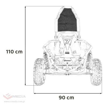 Pojazd MUD MONSTER Czarny Pojazd MUD MONSTER Czarny