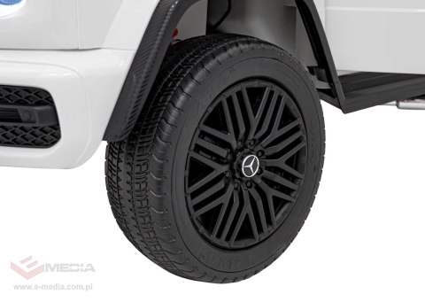 Pojazd Mercedes Benz G63 AMG XXL STRONG Biały Pojazd Mercedes Benz G63 AMG XXL STRONG Biały