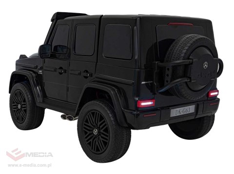Pojazd Mercedes Benz G63 AMG XXL STRONG MP4 Czarny Pojazd Mercedes Benz G63 AMG XXL STRONG MP4 Czarny