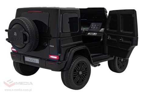 Pojazd Mercedes Benz G63 AMG XXL STRONG MP4 Czarny Pojazd Mercedes Benz G63 AMG XXL STRONG MP4 Czarny