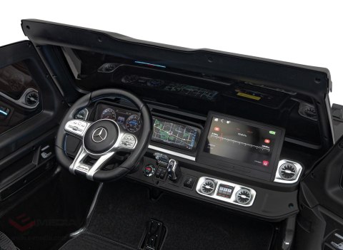 Pojazd Mercedes Benz G63 AMG XXL STRONG MP4 Czarny Pojazd Mercedes Benz G63 AMG XXL STRONG MP4 Czarny