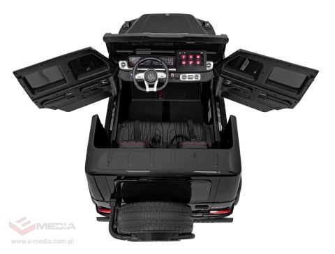 Pojazd Mercedes Benz G63 AMG XXL STRONG MP4 Czarny Pojazd Mercedes Benz G63 AMG XXL STRONG MP4 Czarny