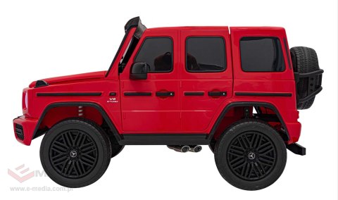 Pojazd Mercedes Benz G63 AMG XXL STRONG MP4 Czerwony Pojazd Mercedes Benz G63 AMG XXL STRONG MP4 Czerwony