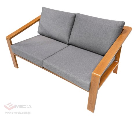 Meble Ogrodowe Aluminiowe Dwie Sofy + Fotel + Stolik