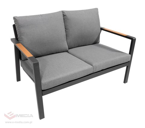 Meble Ogrodowe Aluminiowe Sofa + Dwa Fotele + Stolik Meble Ogrodowe Aluminiowe Sofa + Dwa Fotele + Stolik