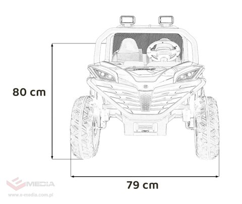 Pojazd Buggy FASTER Zielony