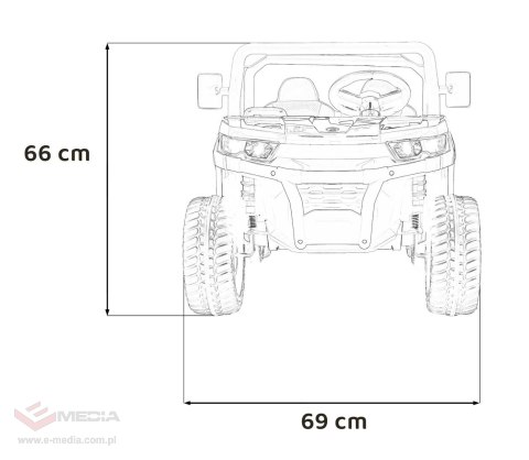 Pojazd Farmer Truck Speed 900 Czerwony