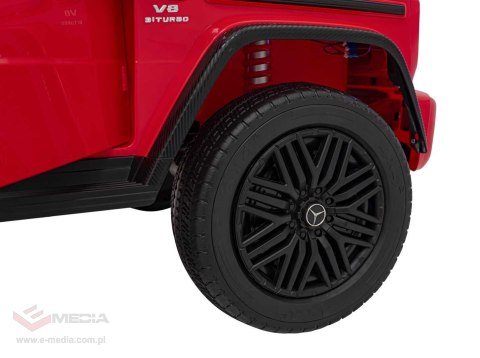 Pojazd Mercedes Benz G63 AMG XXL STRONG MP4 Czerwony Pojazd Mercedes Benz G63 AMG XXL STRONG MP4 Czerwony