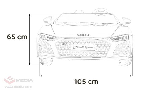 Pojazd Audi Spyder R8 LIFT STRONG Biały