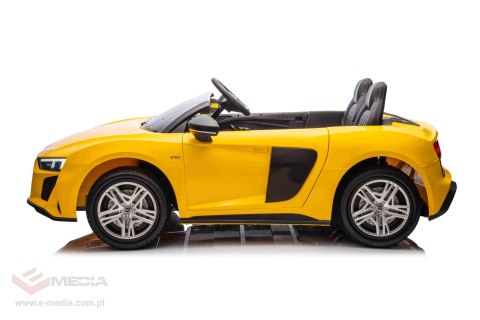 Pojazd Audi Spyder R8 LIFT Żółty Pojazd Audi Spyder R8 LIFT Żółty