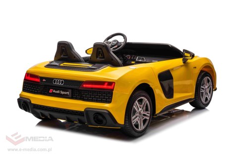 Pojazd Audi Spyder R8 LIFT Żółty Pojazd Audi Spyder R8 LIFT Żółty