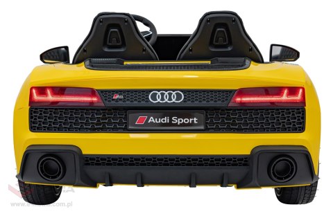Pojazd Audi Spyder R8 LIFT Żółty Pojazd Audi Spyder R8 LIFT Żółty