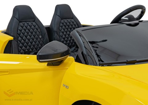 Pojazd Audi Spyder R8 LIFT Żółty Pojazd Audi Spyder R8 LIFT Żółty
