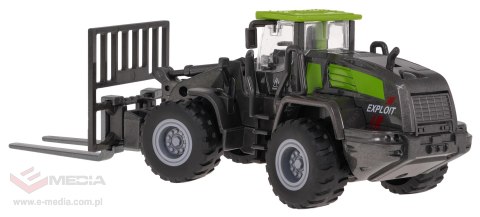 Metalowy Wózek Widłowy Czarno - Zielony