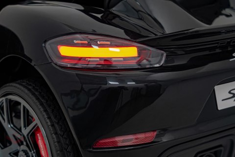 Pojazd Porsche Spyder RS 718 Czarny MP4