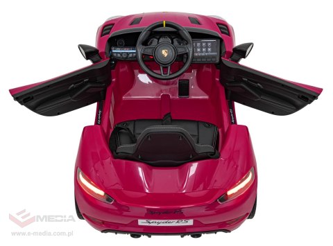 Pojazd Porsche Spyder RS 718 Lakier Różowy