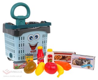 Wózek Sklepowy + Akcesoria Niebieski