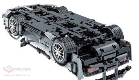 Zestaw Klocków Autko Sportowe Szare 1356el.