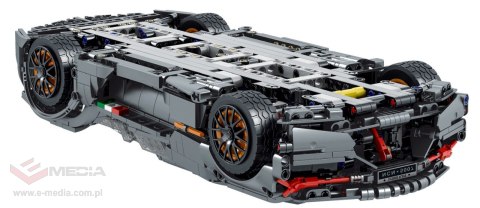 Zestaw Klocków Autko Sportowe Szare 1512el.