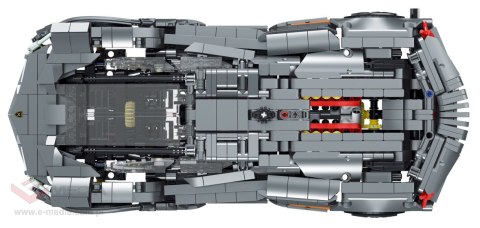 Zestaw Klocków Autko Sportowe Szare 1512el.