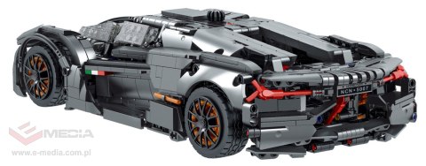 Zestaw Klocków Autko Sportowe Szare 1512el.