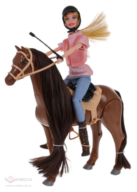 Zestaw Lalka z Koniem + Akcesoria