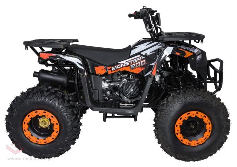 Pojazd Quad Spalinowy 200CC MONSTER Pomarańczowy Pojazd Quad Spalinowy 200CC MONSTER Pomarańczowy
