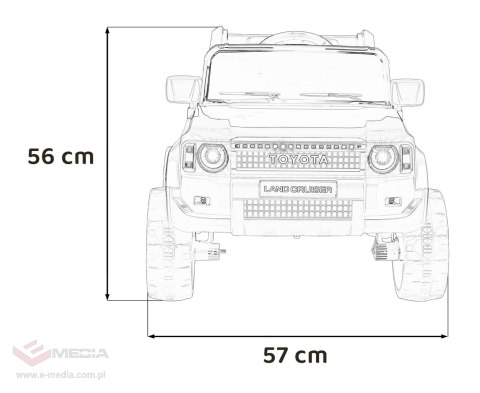 Pojazd Toyota Land Cruiser PRADO Biały