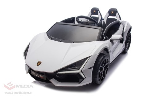 Pojazd Lamborghini Revuelto XL STRONG Biały Pojazd Lamborghini Revuelto XL STRONG Biały