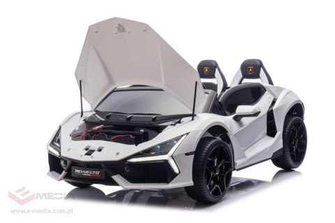 Pojazd Lamborghini Revuelto XL STRONG Biały Pojazd Lamborghini Revuelto XL STRONG Biały