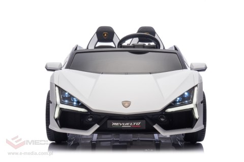 Pojazd Lamborghini Revuelto XL STRONG Biały Pojazd Lamborghini Revuelto XL STRONG Biały