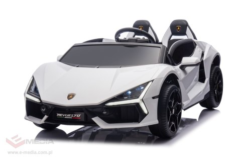 Pojazd Lamborghini Revuelto XL STRONG Biały Pojazd Lamborghini Revuelto XL STRONG Biały