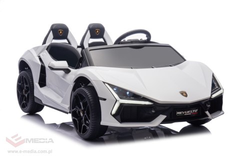 Pojazd Lamborghini Revuelto XL STRONG Biały Pojazd Lamborghini Revuelto XL STRONG Biały