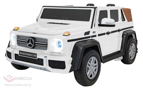 Pojazd Mercedes Benz MAYBACH G650 Biały Pojazd Mercedes Benz MAYBACH G650 Biały