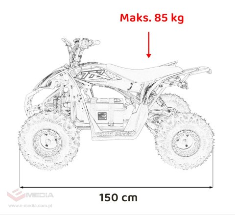 Pojazd Quad DESERT STORM LIFT Czerwony Pojazd Quad DESERT STORM LIFT Czerwony