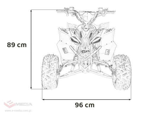 Pojazd Quad DESERT STORM LIFT Pomarańczowy Pojazd Quad DESERT STORM LIFT Pomarańczowy