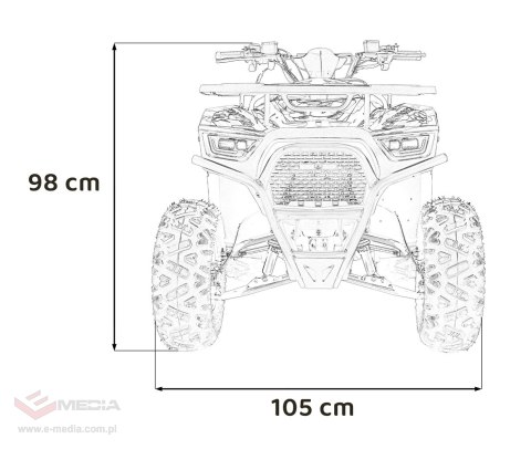 Pojazd Quad Spalinowy 120CC DISCOVERER Pomarańczowy Pojazd Quad Spalinowy 120CC DISCOVERER Pomarańczowy