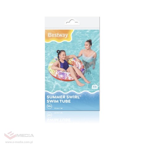 Koło do Pływania 91 cm BESTWAY Czerwone