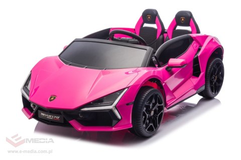 Pojazd Lamborghini Revuelto XL STRONG Różowy Pojazd Lamborghini Revuelto XL STRONG Różowy
