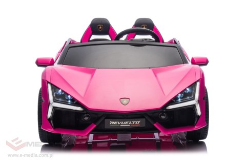 Pojazd Lamborghini Revuelto XL STRONG Różowy Pojazd Lamborghini Revuelto XL STRONG Różowy
