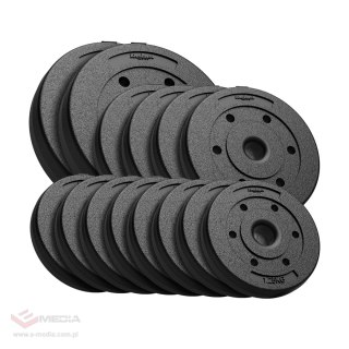 Obciążenie bitumiczne zestaw 30kg ( 8x1.25kg + 4x2.5kg + 2x5kg ), otwór 31mm, REBEL ACTIVE