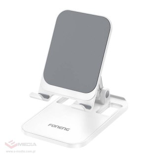 Składany stojak na telefon Foneng CP108 Biały