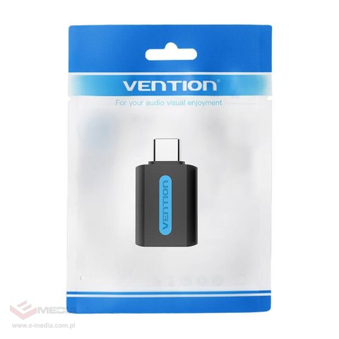 Vention Adapter USB CDUB0, USB-C męski do USB 3.0 żeński (czarny)