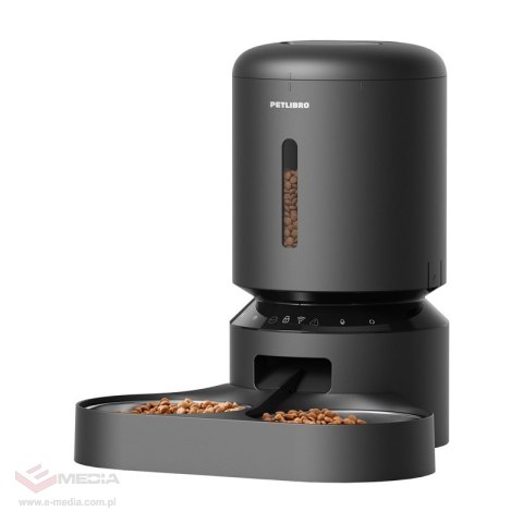 Dozownik karmy Petlibro Granary z podwójną miską, Wifi, 5L(czarny)